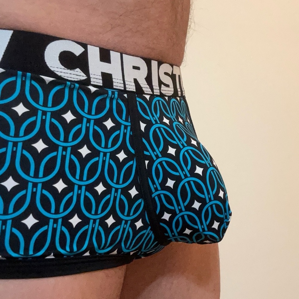 Andrew Christian Ace Boxer Briefs with Geometric Pattern